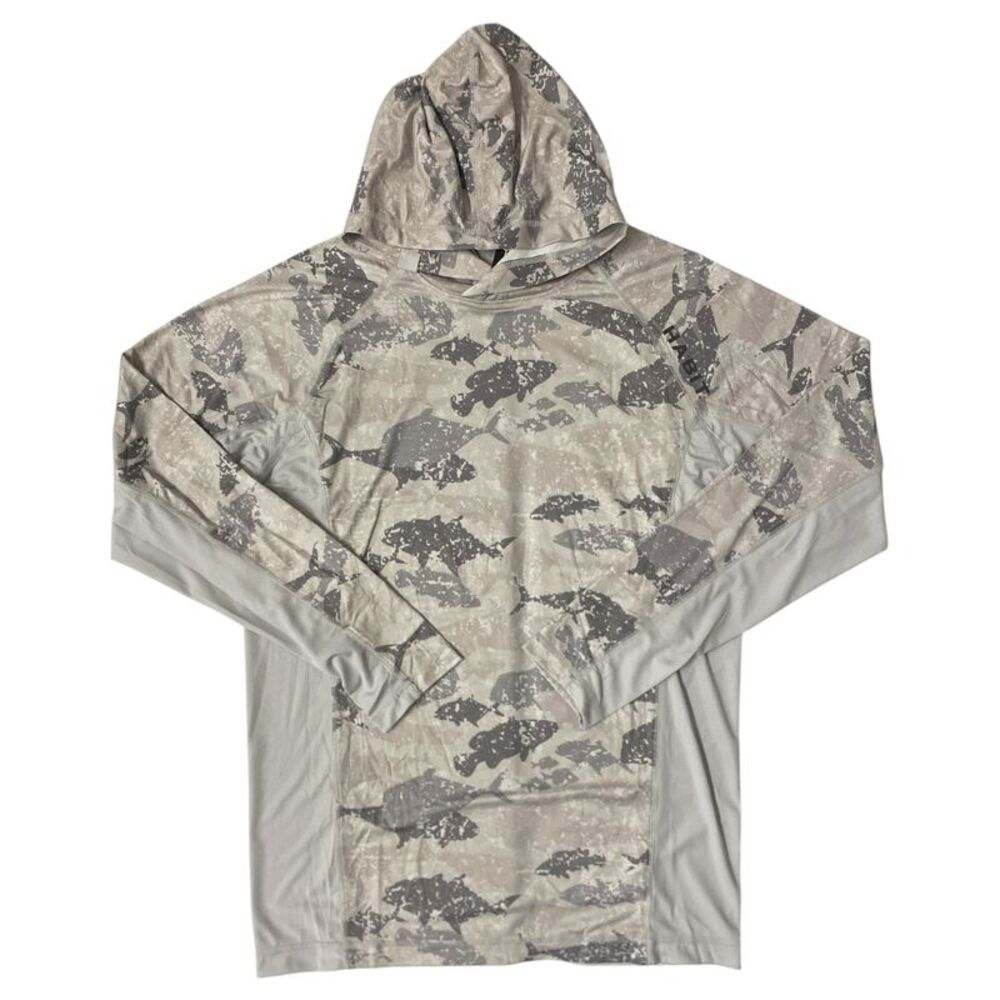 Ocean Side Micro Chip - Habit Men's Summit View Hooded UPF 50+ Relaxed Fit Perfo